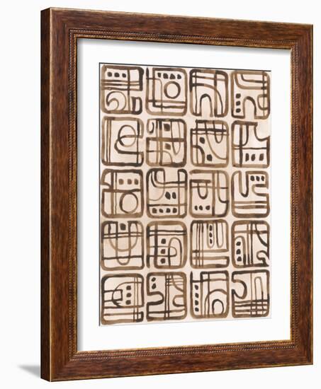 Runic-Kathrine Lovell-Framed Art Print