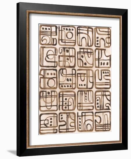 Runic-Kathrine Lovell-Framed Art Print