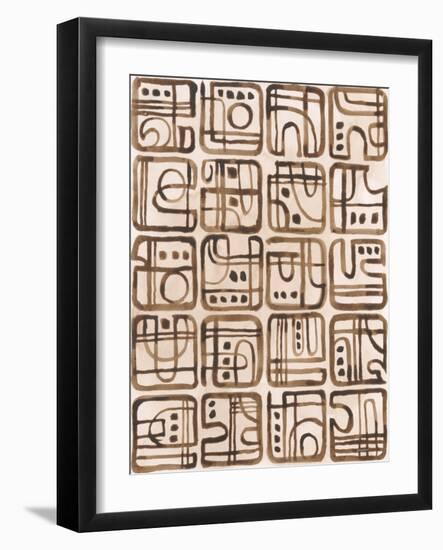 Runic-Kathrine Lovell-Framed Art Print