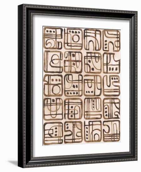 Runic-Kathrine Lovell-Framed Art Print