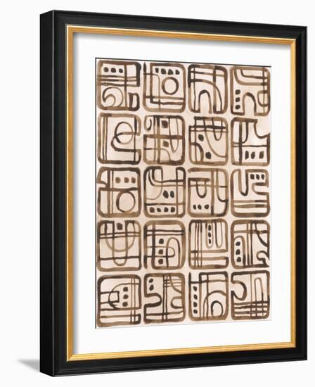 Runic-Kathrine Lovell-Framed Art Print