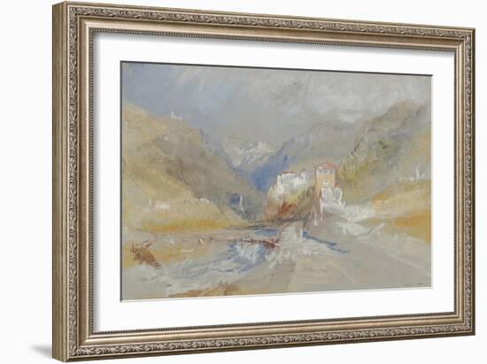 Runkelstein Castle, Near Botzen-J. M. W. Turner-Framed Giclee Print