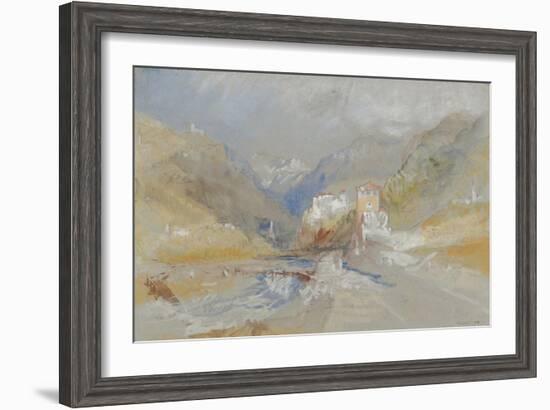 Runkelstein Castle, Near Botzen-J. M. W. Turner-Framed Giclee Print