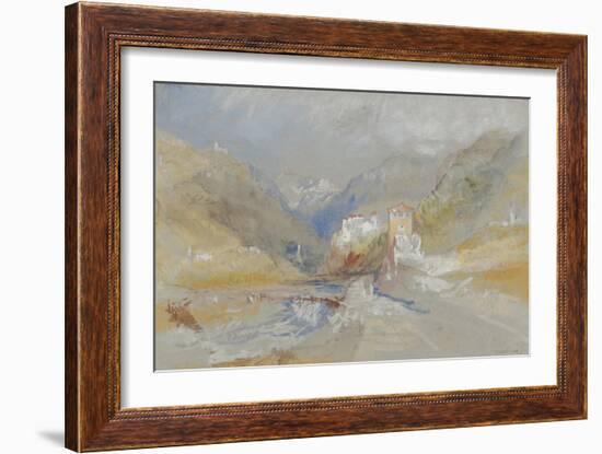 Runkelstein Castle, Near Botzen-J. M. W. Turner-Framed Giclee Print