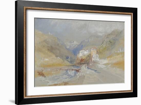 Runkelstein Castle, Near Botzen-J. M. W. Turner-Framed Giclee Print