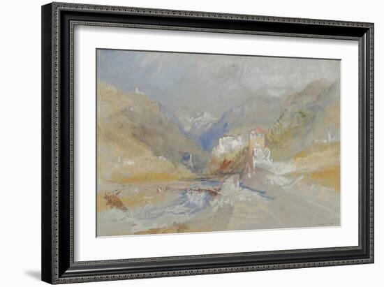 Runkelstein Castle, Near Botzen-J. M. W. Turner-Framed Giclee Print