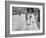 Runner John Landy, Breaking the 4 Minute Mile-Allan Grant-Framed Photographic Print