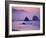 Runner on The Beach, Cannon Beach, Oregon, USA-Gavriel Jecan-Framed Photographic Print