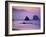 Runner on The Beach, Cannon Beach, Oregon, USA-Gavriel Jecan-Framed Photographic Print