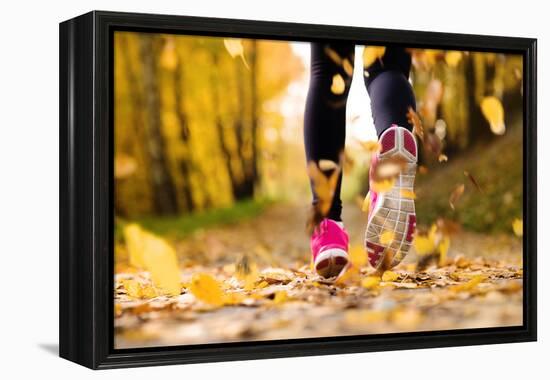 Runner-HalfPoint-Framed Premier Image Canvas