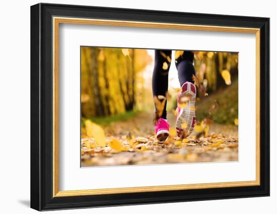 Runner-HalfPoint-Framed Photographic Print