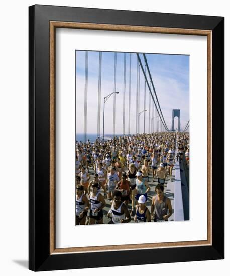 Runners, Marathon, New York, New York State, USA-Adam Woolfitt-Framed Photographic Print