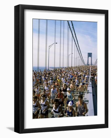 Runners, Marathon, New York, New York State, USA-Adam Woolfitt-Framed Photographic Print