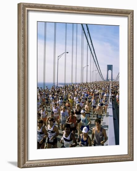 Runners, Marathon, New York, New York State, USA-Adam Woolfitt-Framed Photographic Print