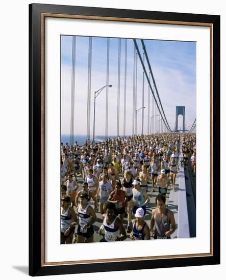 Runners, Marathon, New York, New York State, USA-Adam Woolfitt-Framed Photographic Print