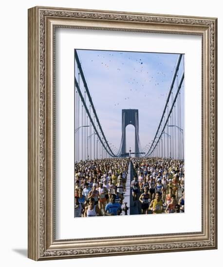 Runners, Marathon, New York, New York State, USA-Adam Woolfitt-Framed Photographic Print