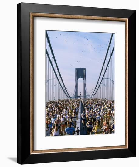 Runners, Marathon, New York, New York State, USA-Adam Woolfitt-Framed Photographic Print