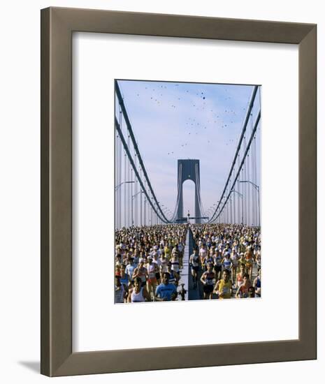 Runners, Marathon, New York, New York State, USA-Adam Woolfitt-Framed Photographic Print