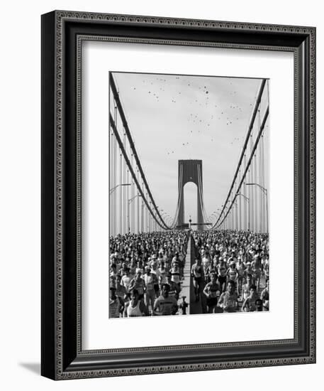 Runners, Marathon, New York, New York State, USA-Adam Woolfitt-Framed Photographic Print