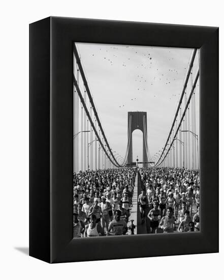 Runners, Marathon, New York, New York State, USA-Adam Woolfitt-Framed Premier Image Canvas