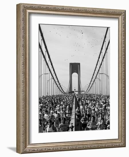 Runners, Marathon, New York, New York State, USA-Adam Woolfitt-Framed Photographic Print