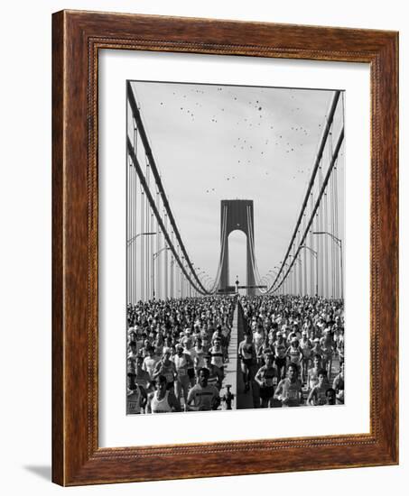 Runners, Marathon, New York, New York State, USA-Adam Woolfitt-Framed Photographic Print