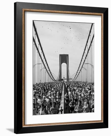 Runners, Marathon, New York, New York State, USA-Adam Woolfitt-Framed Photographic Print