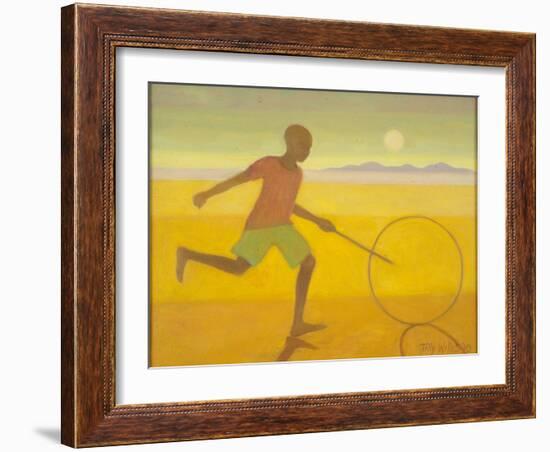 Running Boy,2010-Tilly Willis-Framed Giclee Print