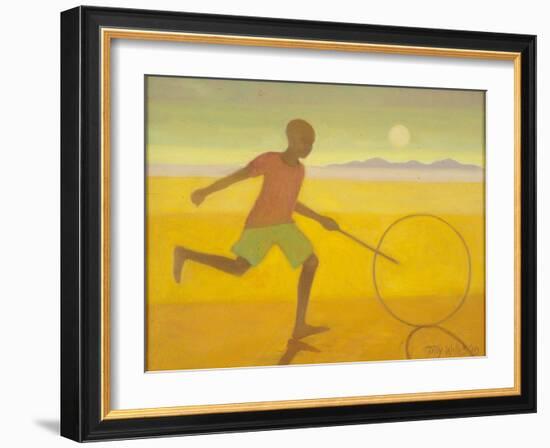 Running Boy,2010-Tilly Willis-Framed Giclee Print