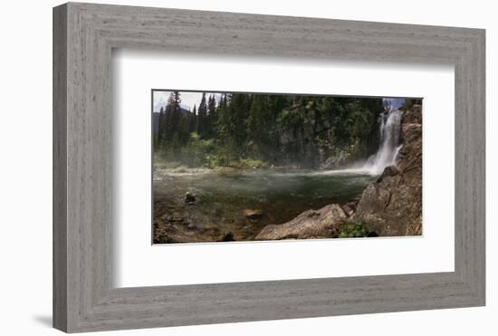 Running Eagle Falls-Steve Hunziker-Framed Art Print