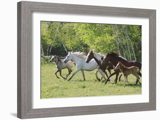 Running Free-Orah Moore-Framed Art Print