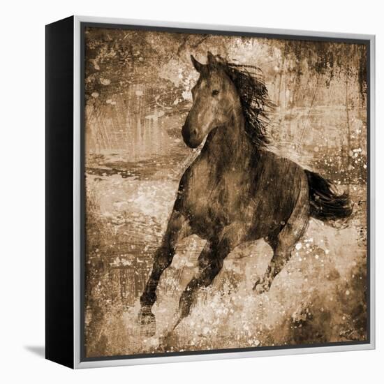 Running Free-Eric Yang-Framed Stretched Canvas