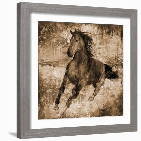 Running Free-Eric Yang-Framed Art Print