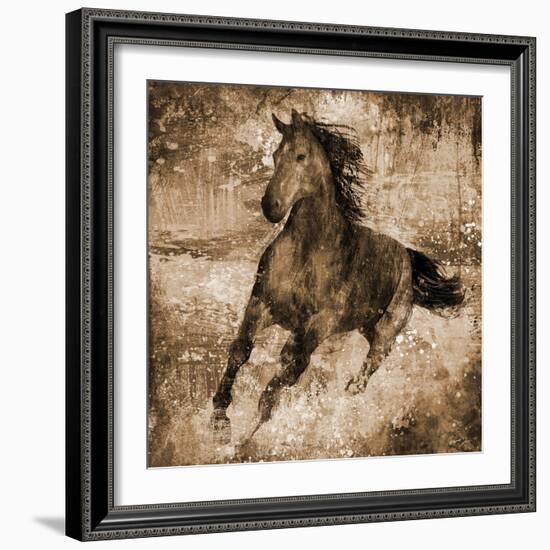 Running Free-Eric Yang-Framed Art Print