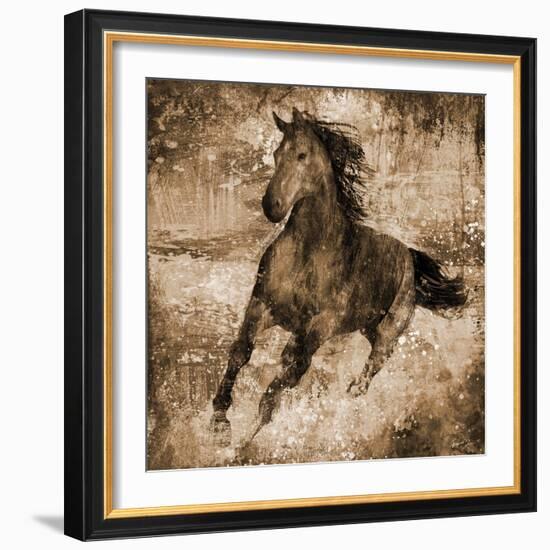 Running Free-Eric Yang-Framed Art Print