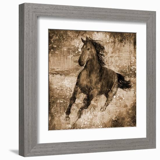 Running Free-Eric Yang-Framed Art Print