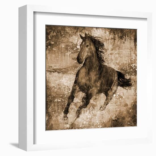 Running Free-Eric Yang-Framed Art Print