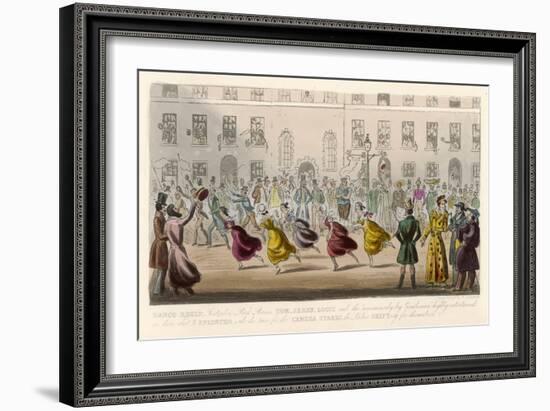 Running Race for Young Ladies at Tenterden-Robert Cruickshank-Framed Art Print