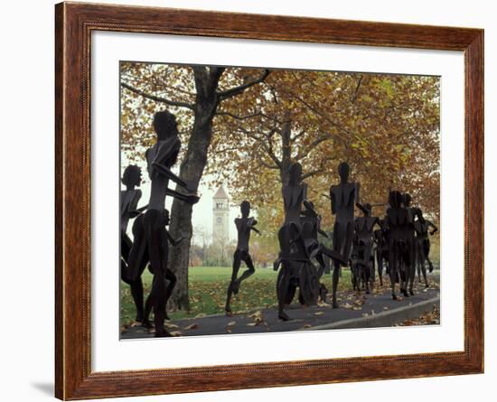 Running Sculptures Commemorating the Lilac Bloomsday Run, Spokane, Washington, USA-Jamie & Judy Wild-Framed Photographic Print