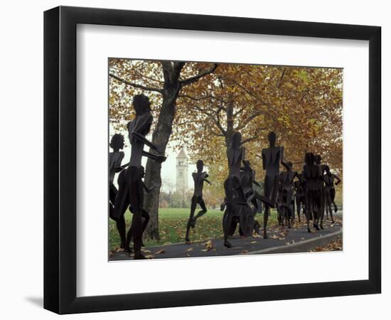 Running Sculptures Commemorating the Lilac Bloomsday Run, Spokane, Washington, USA-Jamie & Judy Wild-Framed Photographic Print