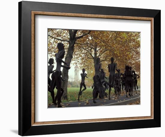 Running Sculptures Commemorating the Lilac Bloomsday Run, Spokane, Washington, USA-Jamie & Judy Wild-Framed Photographic Print