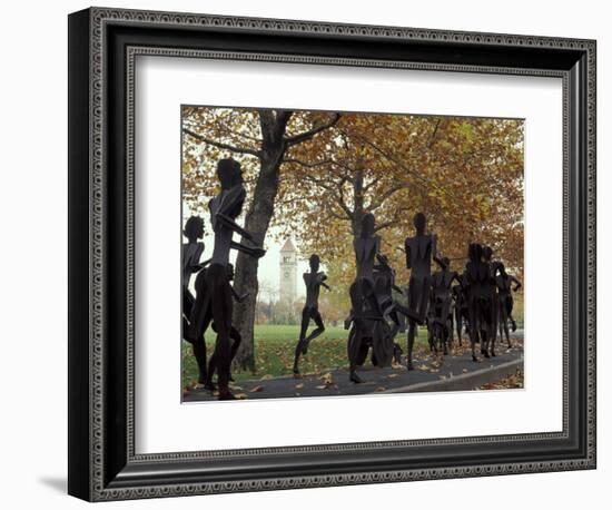 Running Sculptures Commemorating the Lilac Bloomsday Run, Spokane, Washington, USA-Jamie & Judy Wild-Framed Photographic Print