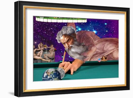 Running The Table-Aberrant Art-Framed Giclee Print