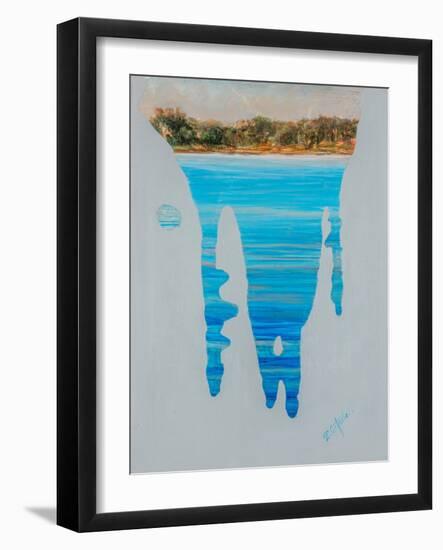 Running Water I-Sandra Iafrate-Framed Art Print