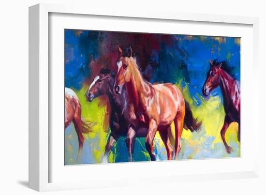 Running Wild-Julie Chapman-Framed Art Print