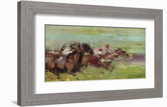 Running-Valtcho Tonov-Framed Art Print