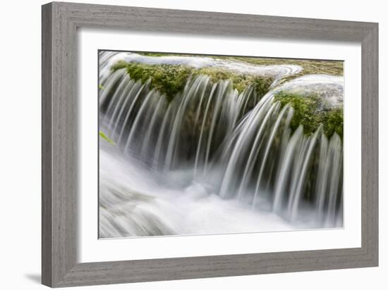 Runoff Of Water Below The Milanovacki Slap Waterfall At Lower Lakes At Plitvice Lakes NP, Croatia-Karine Aigner-Framed Photographic Print