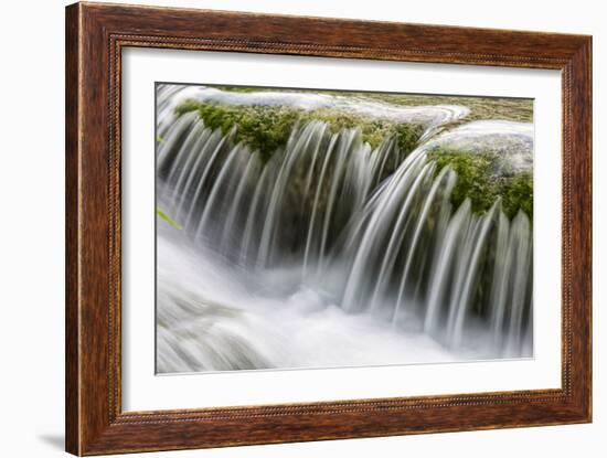 Runoff Of Water Below The Milanovacki Slap Waterfall At Lower Lakes At Plitvice Lakes NP, Croatia-Karine Aigner-Framed Photographic Print