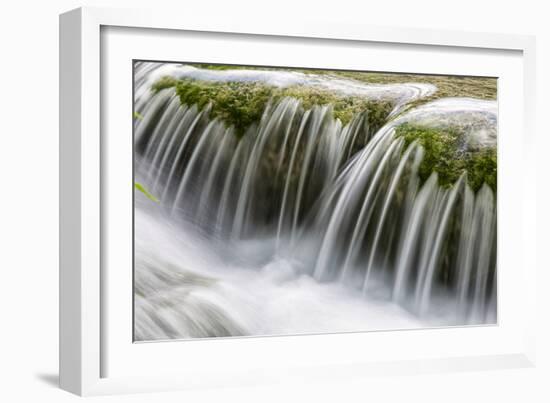 Runoff Of Water Below The Milanovacki Slap Waterfall At Lower Lakes At Plitvice Lakes NP, Croatia-Karine Aigner-Framed Photographic Print