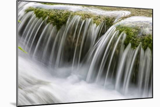 Runoff Of Water Below The Milanovacki Slap Waterfall At Lower Lakes At Plitvice Lakes NP, Croatia-Karine Aigner-Mounted Photographic Print